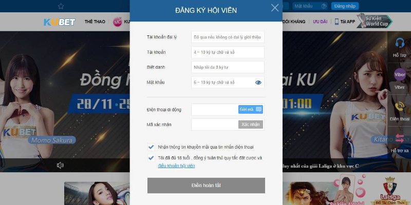 Sảnh Cá Cược Thể Thao KUBET77 Đẳng Cấp Hàng Đầu Châu Á 5 Truy cập vào trang chủ chính thống của nhà cái KUBET77